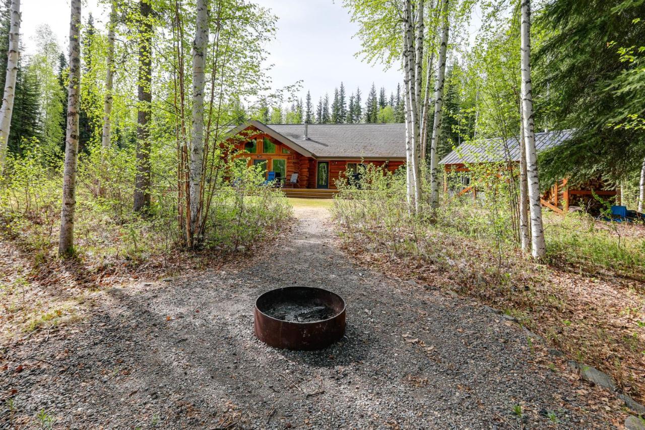 Riverside Log Cabin On-Site Aurora Viewing! North Pole Exteriör bild